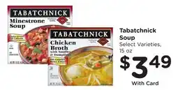 Mariano's Tabatchnick Soup offer
