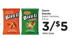 Mariano's Osem Snacks offer