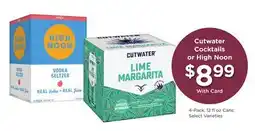 Mariano's Cutwater Cocktails or High Noon offer