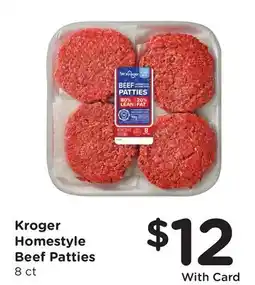 Mariano's Kroger Homestyle Beef Patties offer