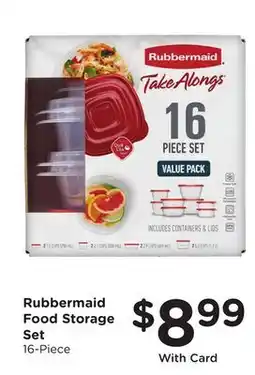 Mariano's Rubbermaid Food Storage Set offer