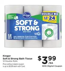 Mariano's Kroger Soft & Strong Bath Tissue offer