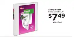 Mariano's Avery Binder offer