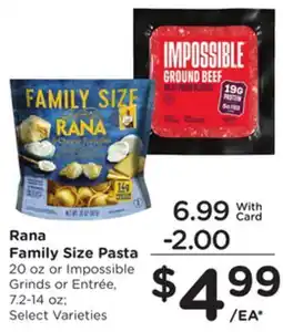 Mariano's Rana Family Size Pasta offer