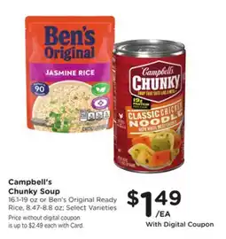 Mariano's Campbell's Chunky Soup offer