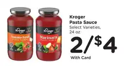 Mariano's Kroger Pasta Sauce offer