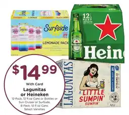 Mariano's Lagunitas or Heineken offer