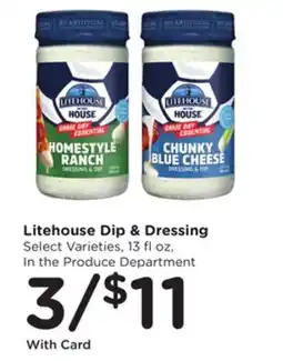 Mariano's Litehouse Dip & Dressing offer