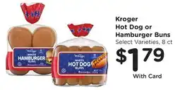 Mariano's Kroger Hot Dog or Hamburger Buns offer