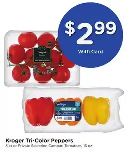 Mariano's Kroger Tri-Color Peppers offer