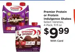 Mariano's Premier Protein or Protein Indulgence Shakes offer