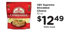 Mariano's V&V Supremo Shredded Cheese offer