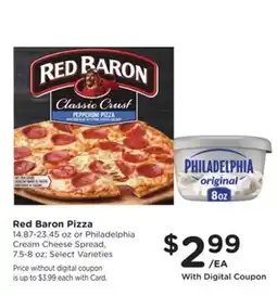 Mariano's Red Baron Pizza offer