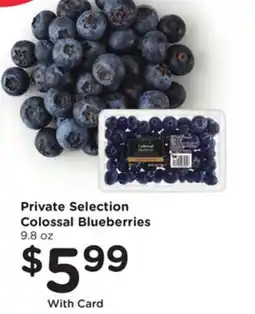 Mariano's Private Selection Colossal Blueberries offer