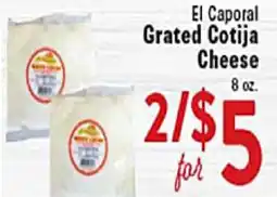 Rio Valley Market El Caporal Grated Cotija Cheese offer