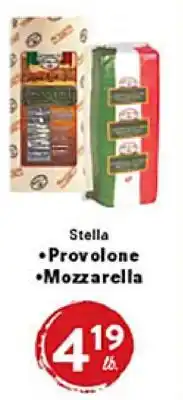 Rio Valley Market Stella Provolone Mozzarella offer