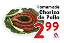 Rio Valley Market Homemade Chorizo de Pollo offer