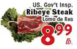Rio Valley Market US. Gov't Insp. Ribeye Steak offer