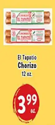 Rio Valley Market El Tapatio Chorizo offer