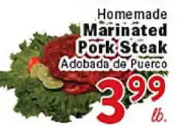 Rio Valley Market Homemade Marinated Pork Steak offer