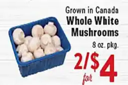 Rio Valley Market Grown in Canada Whole White Mushrooms offer