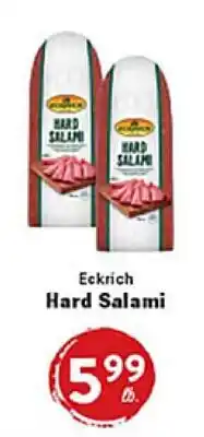 Rio Valley Market Eckrich Hard Salami offer