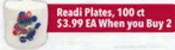 Tony’s Fresh Market Readi Plates offer