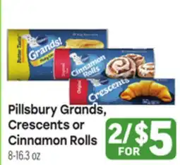 Tony’s Fresh Market Pillsbury Grands, Crescents or Cinnamon Rolls offer