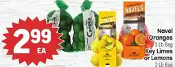 Tony’s Fresh Market Navel Oranges 3 Lb Bag Key Lemons or Naval Lemons 2 Lb Bag offer