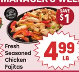 Tony’s Fresh Market Fresh Seasoned Chicken Fajitas offer