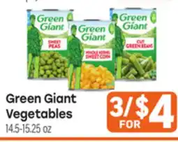 Tony’s Fresh Market Green Giant Vegetables offer
