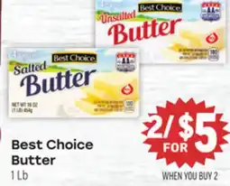 Tony’s Fresh Market Best Choice Butter offer
