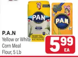 Tony’s Fresh Market P.A.N Yellow or White Corn Meal Flour offer