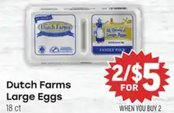 Tony’s Fresh Market Dutch Farms Large Eggs offer