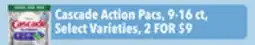 Tony’s Fresh Market Cascade Action Pacs offer