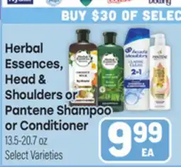 Tony’s Fresh Market Herbal Essences, Head & Shoulders or Pantene Shampoo or Conditioner offer