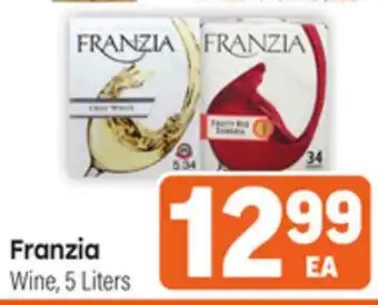 Tony’s Fresh Market Franzia Wine offer