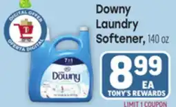 Tony’s Fresh Market Downy Laundry Softener offer