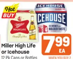 Tony’s Fresh Market Miller High Life or Icehouse offer