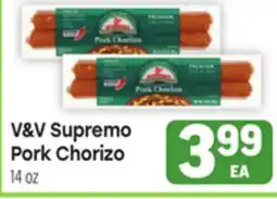 Tony’s Fresh Market V&V Supremo Pork Chorizo offer