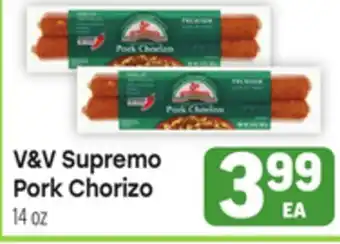 Tony’s Fresh Market V&V Supremo Pork Chorizo offer