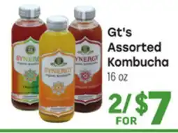 Tony’s Fresh Market Gt's Assorted Kombucha offer