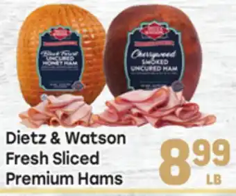 Tony’s Fresh Market Dietz & Watson Fresh Sliced Premium Hams offer