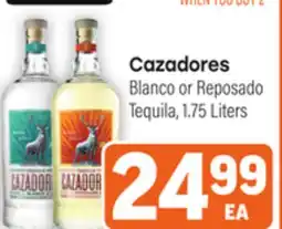 Tony’s Fresh Market Cazadores Blanco or Reposado Tequila offer