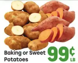 Tony’s Fresh Market Baking or Sweet Potatoes offer