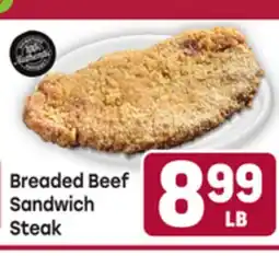 Tony’s Fresh Market Breaded Beef Sandwich Steak offer