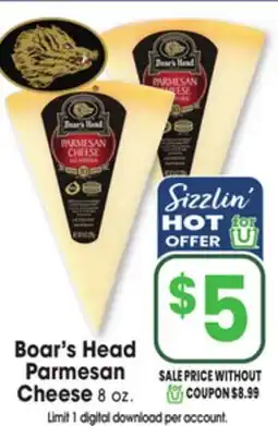 Jewel-Osco Boar's Head Parmesan Cheese offer