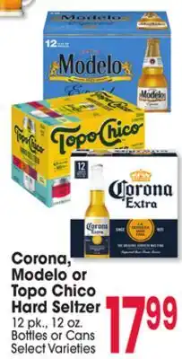 Jewel-Osco Corona, Modelo or Topo Chico Hard Seltzer offer