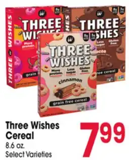 Jewel-Osco Three Wishes Cereal offer