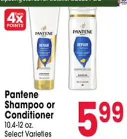 Jewel-Osco Pantene Shampoo or Conditioner offer